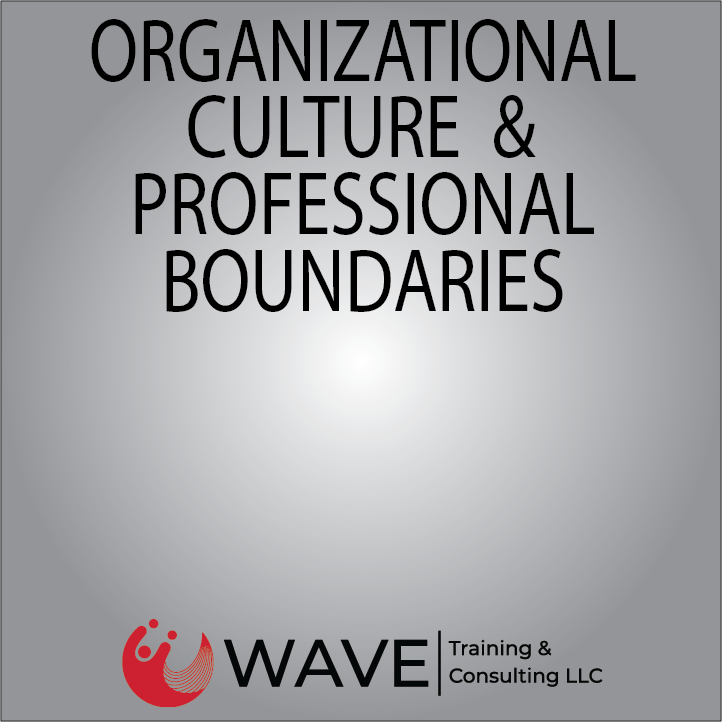 Organizational Culture & Professional Boundaries